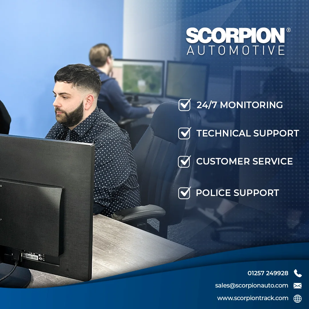 Scorpion Automotive monitoring team at work